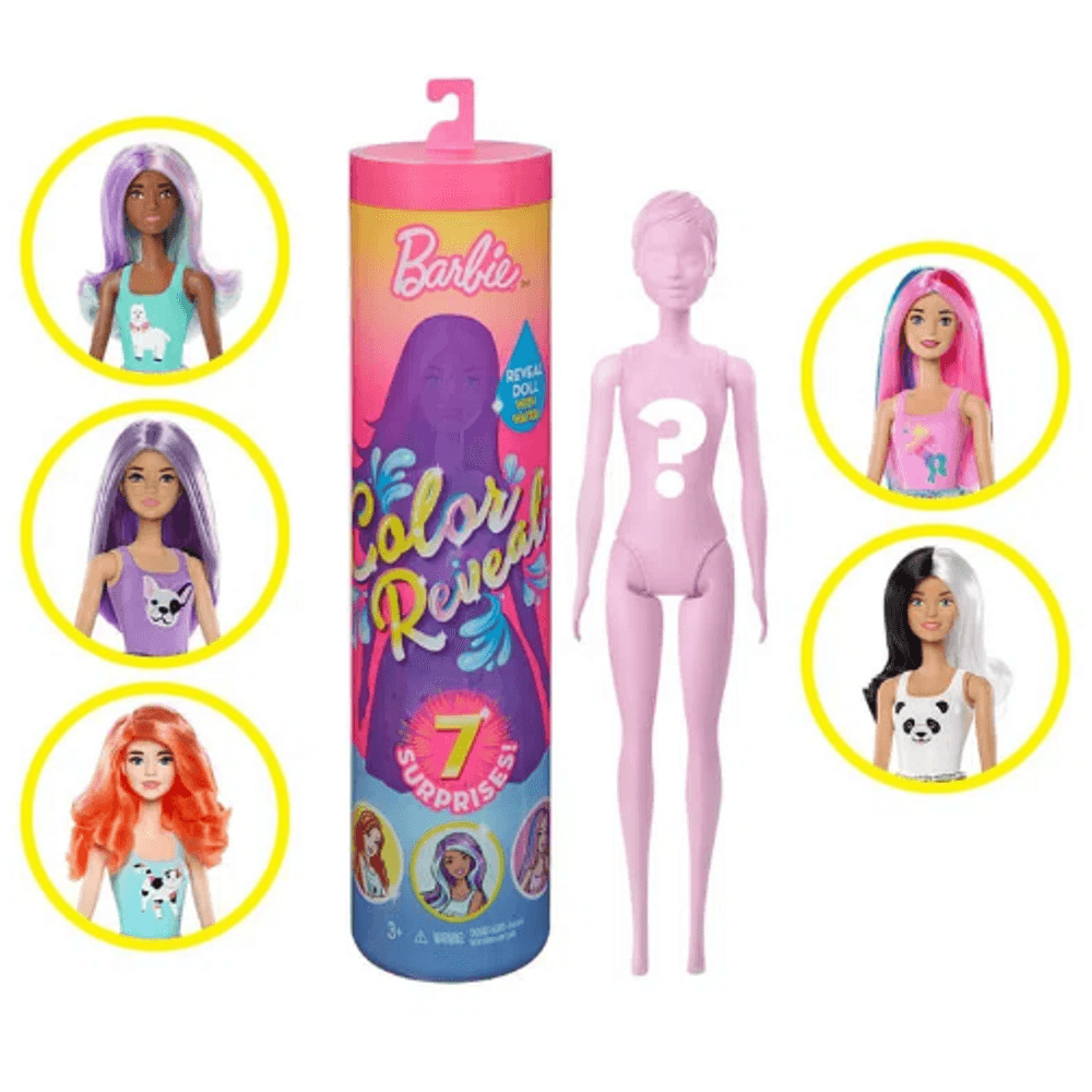 barbie color surprise hair doll